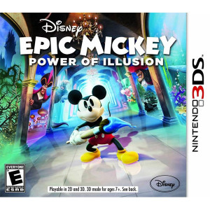 Epic Mickey Power of Illusion Nintendo 3DS Nintendo Used Video Game for sale online.