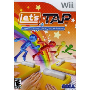 Let's Tap Wii Nintendo used video game for sale online.