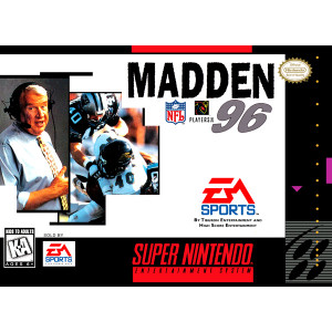Complete Madden 96 Video Game for Super Nintendo
