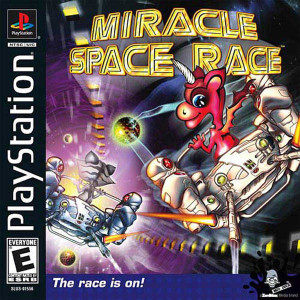 Miracle Space Race Video Game for Sony PlayStation