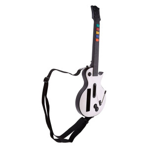 Wireless White Guitar for Nintendo Wii Gaming System