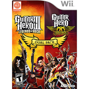 Guitar Hero III & Guitar Hero Aerosmith Dual Pack Video Game for Nintendo Wii