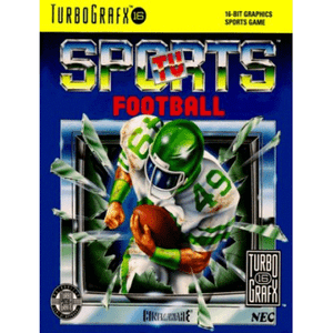 TV Sports Football Video Game for Turbo Grafx 16