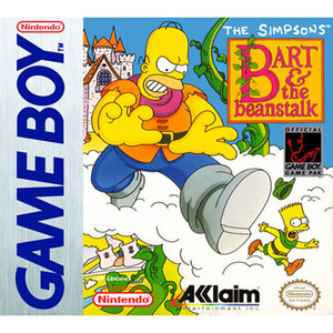 Simpsons Bart & The Beanstalk Video Game for Nintendo Game Boy