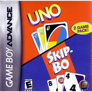 Uno Skip-Bo Video Game For Nintendo GBA
