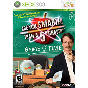 Are You Smarter Than A 5th Grader? Game Time Video Game For The Xbox 360