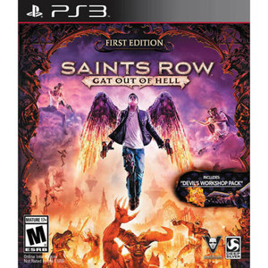 Saints Row Gat Out of Hell Video Game for Sony Playstation 3