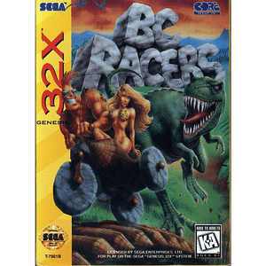 BC Racers Video Game for Sega 32X