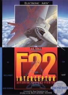 SEGA MEGADRIVE F22 Interceptor Advanced Tactical Fighter Boîte Complète