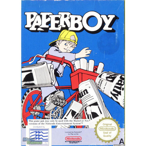 PaperBoy Nintendo NES Original Game For Sale | DKOldies