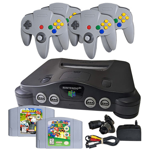 N64 System Console Original Explosion Bundle Pak For Sale