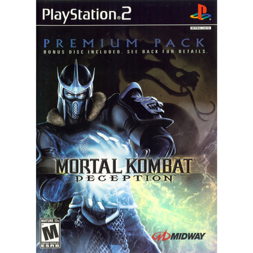 Mortal Kombat Deception Premium Pack Sub Zero PS2 Game Playstation