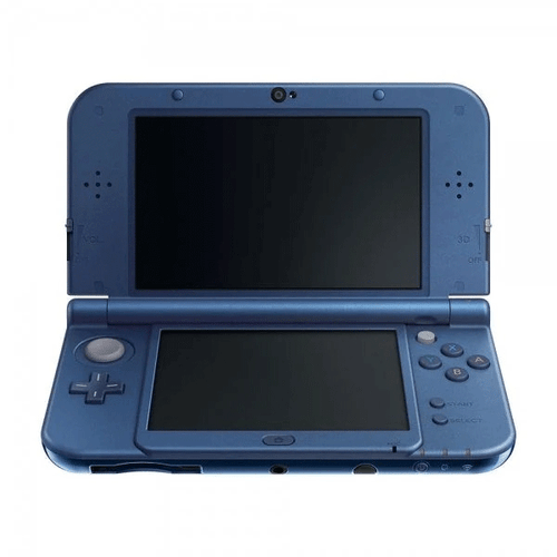 Nintendo 3DS XL Metallic Blue Handheld System w/ Charger - Gen 2