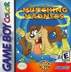 Tazmanian Devil Munching Madness Nintendo GameBoy Color Game Sale