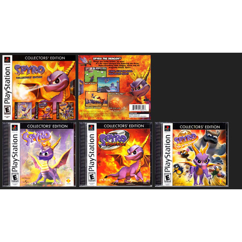 Fourreau De Protection Pour Spyro 1, 2 & 3 Sur Playstation 1 - Neuf Sous Blister