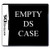 Empty Nintendo DS Case