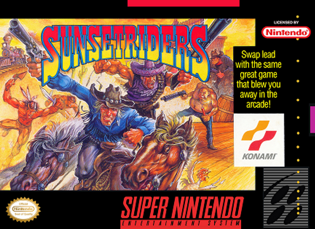 Sunset Riders Super Nintendo Snes Game For Sale Dkoldies