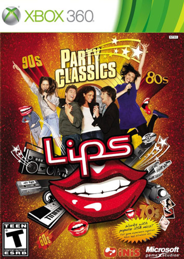 Lips Party Classics Xbox 360 Game For Sale DKOldies