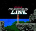 Adventure of Link Gold (Zelda II) Nintendo NES game title screen image pic
