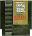 Legend of Zelda Gold Nintendo NES game cartridge image pic
