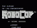 RoboCop - NES Game title screen