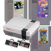 NES Metroid, Mega Man, Castlevania Pak with original controller upgrade