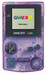 Game Boy Color System Clear Purple
