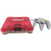 N64 Player Pak Clear Red / Clear - Acceptable