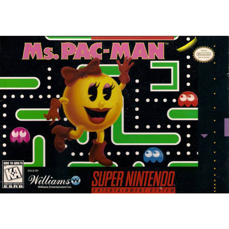 wii ms pacman game