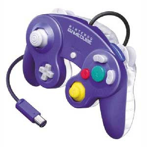 Controller Nintendo GameCube Original Indigo/Clear For Sale | DKOldies