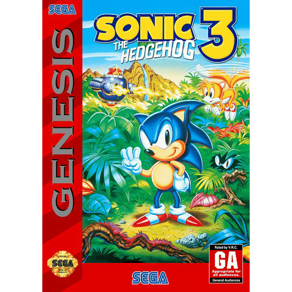 Sonic the Hedgehog 3 (Sega Genesis) Official Artwork