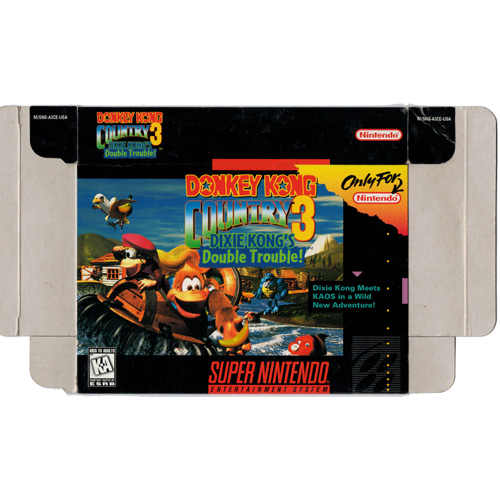 Donkey Kong Country 3 Super Nintendo Box For Sale | DKOldies