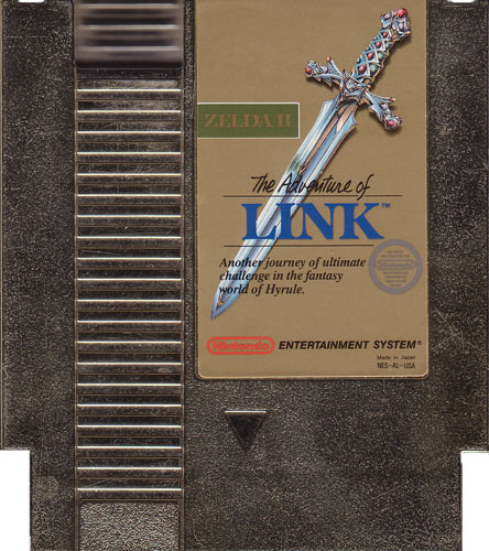 Adventure of Link Gold Nintendo NES Original Game For Sale
