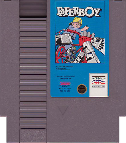 FC★PAPERBOY NES 海外版 PaperBoy Nintendo NES Original Game For Sale | DKOldies