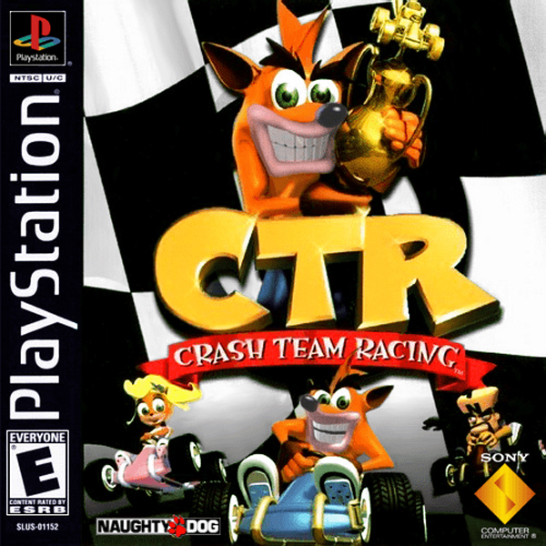 crash team racing ps1 ps4 cover