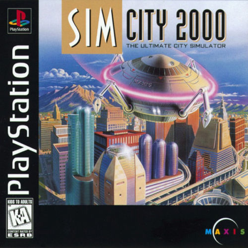 PlayStation本体・SIMCITY2000・SMASH COURTセット PlayStation本体・SIMCITY2000・SMASH COURTセット