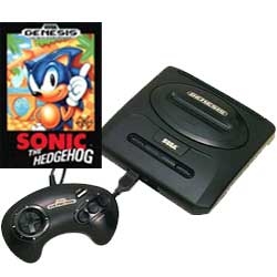 Sega Genesis II Original System Console Sonic 2 Pak GameFor