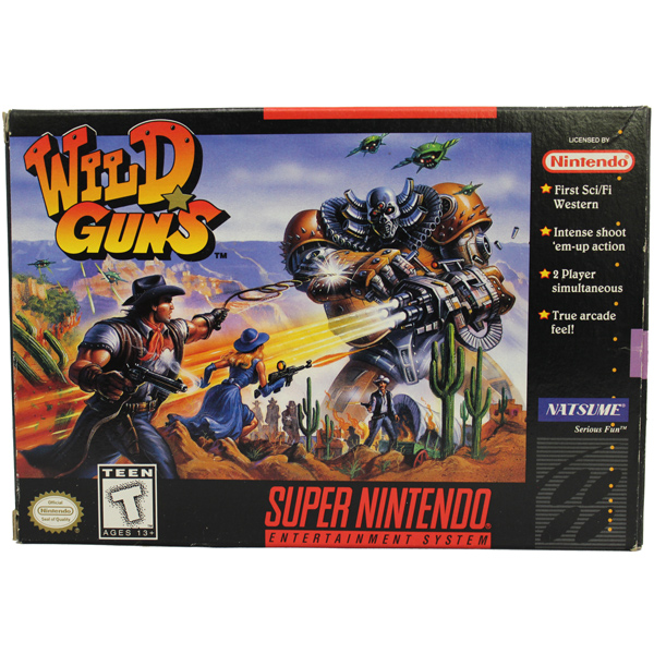 Wild Guns Complete SNES Game For Sale | DKOldies