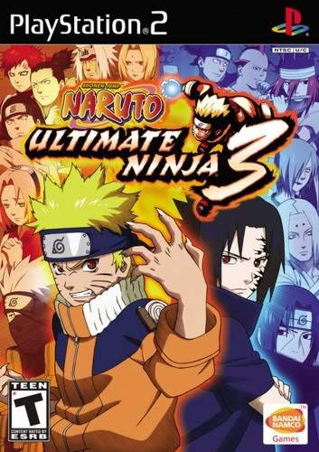 Naruto Ultimate Ninja Manual & Cover (NTSC) (PS2) : Bandai Namco