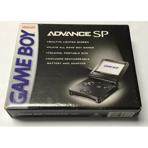 Game Boy Advance SP System Black Complete In Box For Sale | DKOldies