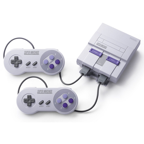 super nintendo system with built in games