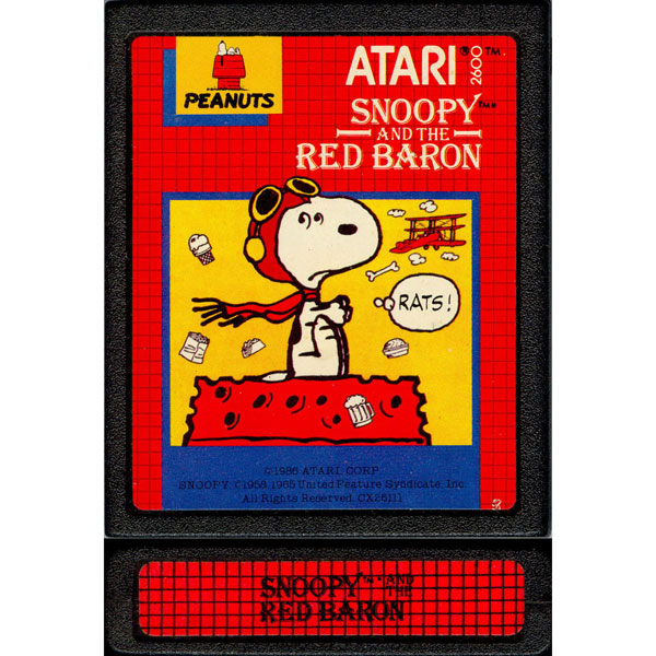 Snoopy and the hot sale red baron atari