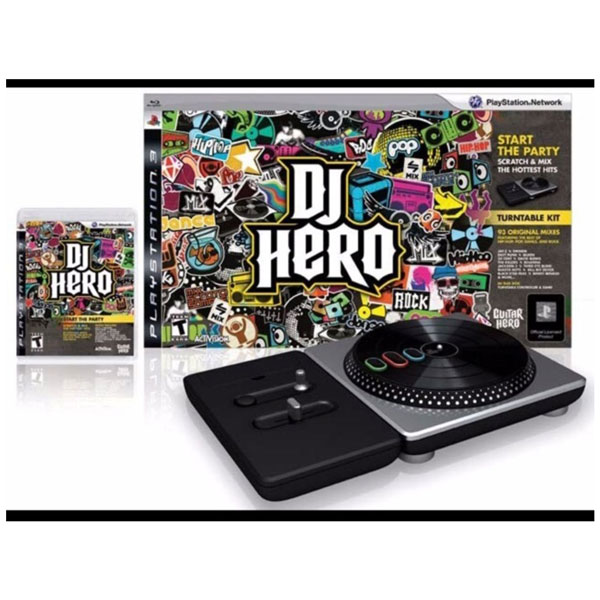 PS3 DJ HERO TURNTABLE KIT 海外版 Complete DJ Hero Wireless Turntable Controller - PS3 Accessory