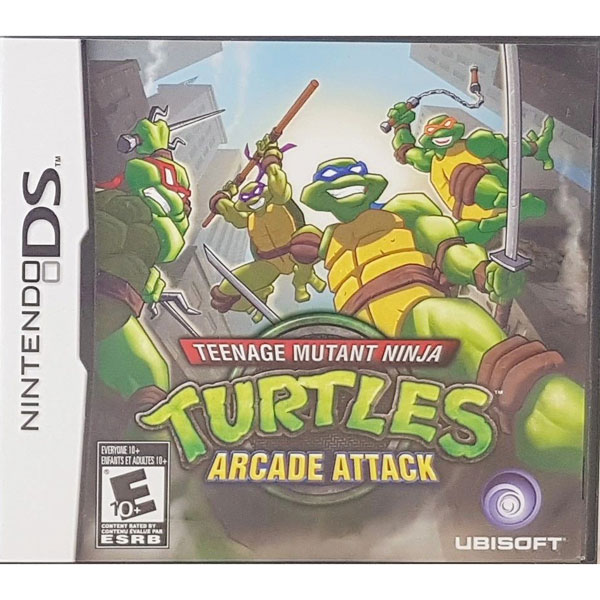 Teenage Mutant Ninja Turtles Arcade Attack Nintendo DS Game For