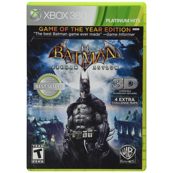 Batman Arkham Asylum Game of the Year Xbox 360 Game For Sale | DKOldies