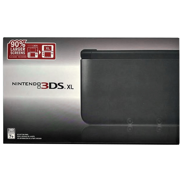 Complete Nintendo 3DS XL Black Handheld System in Box For Sale