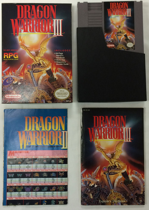 NES ドラゴンクエスト3 箱付き DRAGON WARRIORⅢ Dragon Warrior 3 | NTSC | Nintendo | NES | En | Reproduction Box