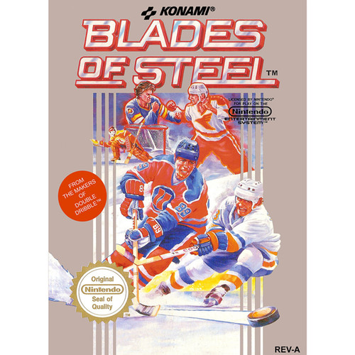 Blades of Steel Hockey Complete Nintendo NES Game For Sale DKOldies