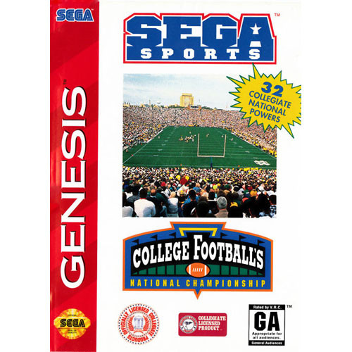 College Footballs National Champ Genesis Game For Sale DKOldies