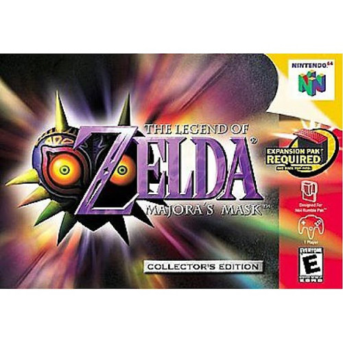 Legend of Zelda Majora's Mask Hologram Nintendo 64 Game